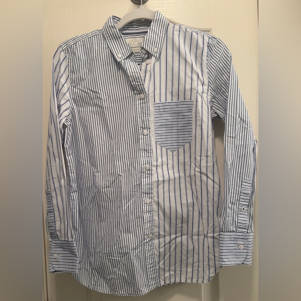 Women’s  Blue Striped Shirt